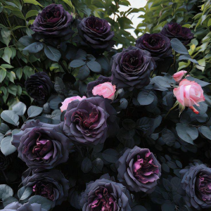 Роза Черная купить по цене от 450р. в интернет-магазине «Посадика» с доставкой почтой в в Шумихае и по всей России – [изображение №1].