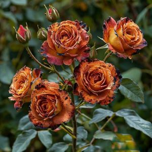 Роза плетистая Оранжевый Бриллиант купить по цене от 450р. в интернет-магазине «Посадика» с доставкой почтой в в Шумихае и по всей России – [изображение №1].